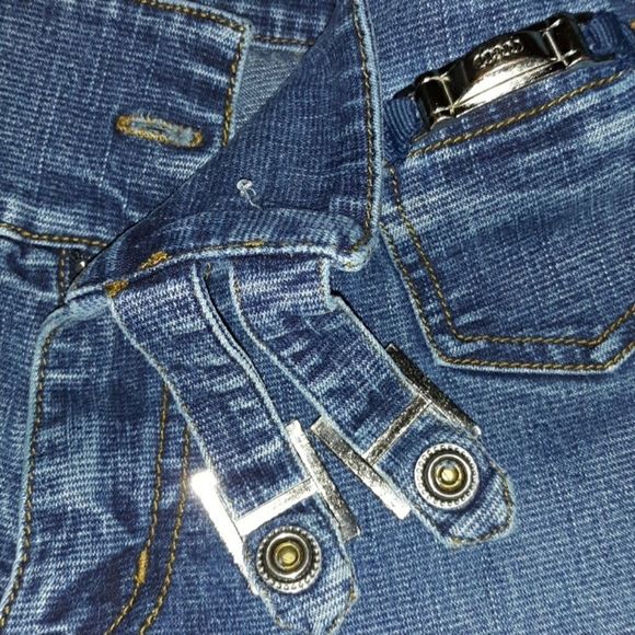 Clash‎ Jeans Boot Cut Snap Buckles at Waist Size 1 - Picture 7 of 8